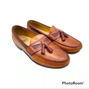 Allen Edmonds Men's Maxfield Brown Leather Loafers